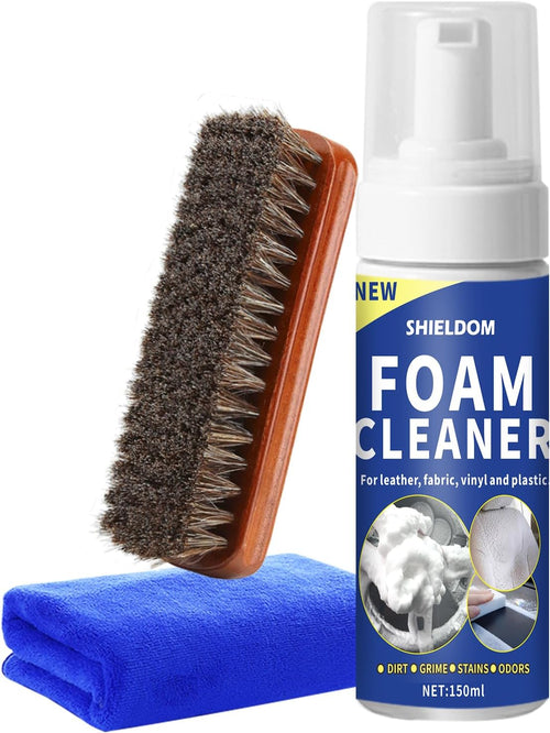 Multifunctional Interior Foam Gentle Stain Cleaner for Seat, Carpet & Dashboard Any Surface Multi Purpose Deep Cleaner for Car & Home Upholstery Leather, Fabric, Plastic - 5Oz/150ML