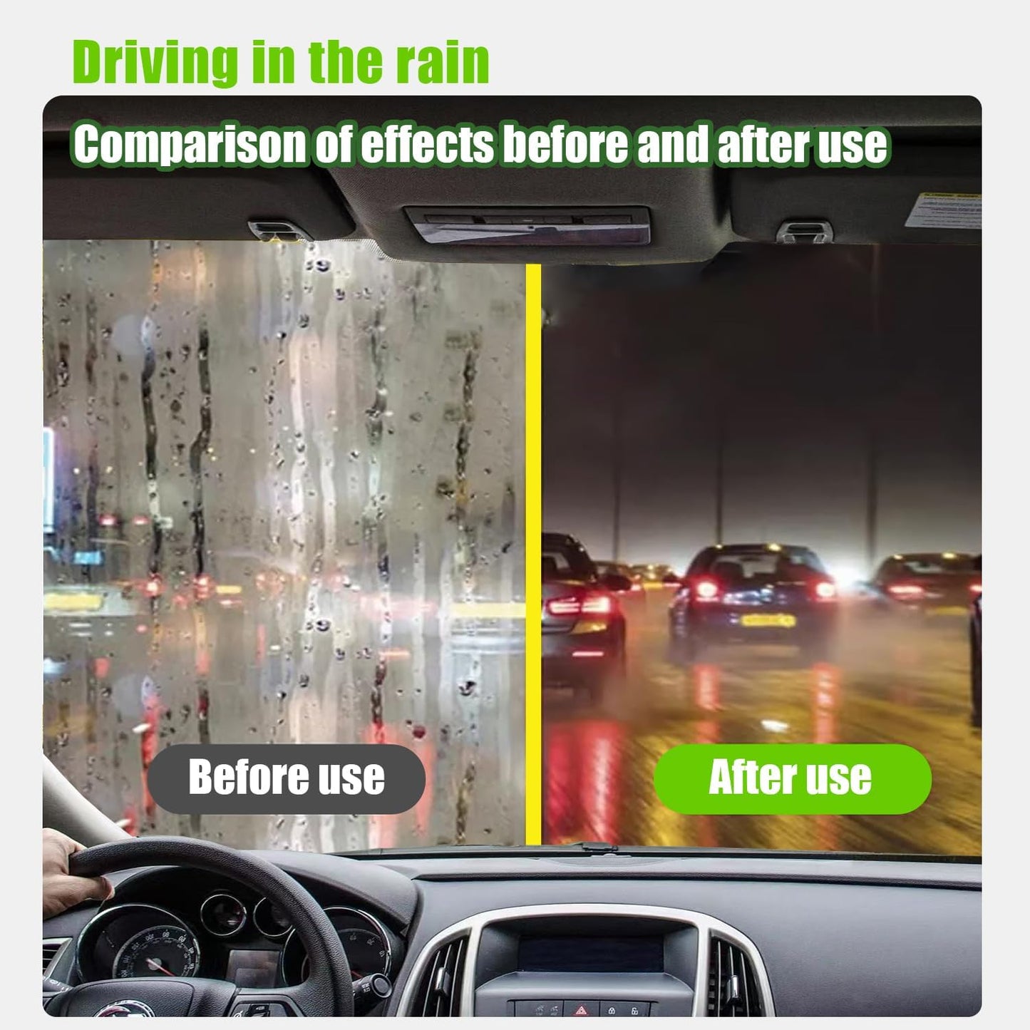 2025 New Automotive Oil Film Cleaning Brush, Clear Vision Glass Cleaner, Reusable Oil Film Cleaning Brush for Car Windows, Universal Glass Wipe Board