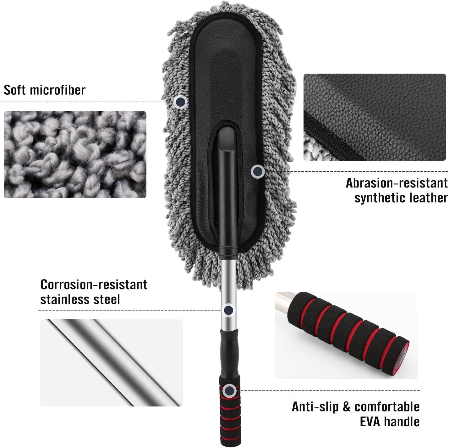 Buy Extendable Microfiber Cleaning Brush And Get Car Detailing Brush and Windshield Cleaning Tablets Worth Rs. 599/- FREE!! Navratri Offer