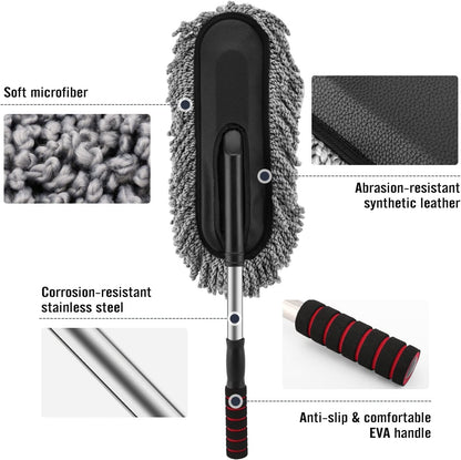 Buy Extendable Microfiber Cleaning Brush And Get Car Detailing Brush and Windshield Cleaning Tablets Worth Rs. 599/- FREE!! Navratri Offer