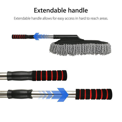 Buy Extendable Microfiber Cleaning Brush And Get Car Detailing Brush and Windshield Cleaning Tablets Worth Rs. 599/- FREE!! Navratri Offer