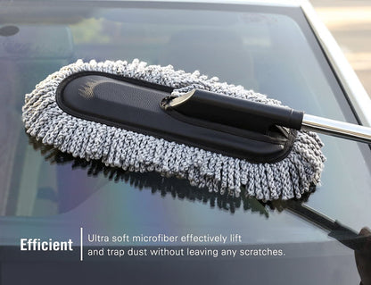 Buy Extendable Microfiber Cleaning Brush And Get Car Detailing Brush and Windshield Cleaning Tablets Worth Rs. 599/- FREE!! Navratri Offer